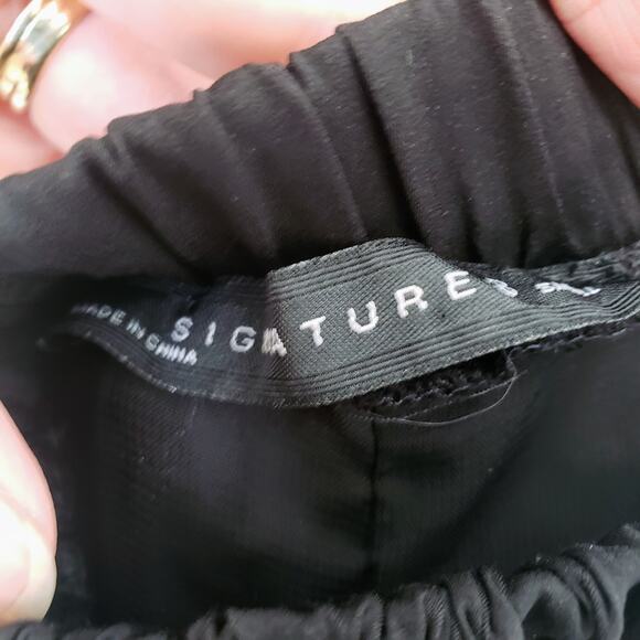 Signature 8 Black Jumpsuit‎ Sleeveless Sheer Back Small - Picture 4 of 12